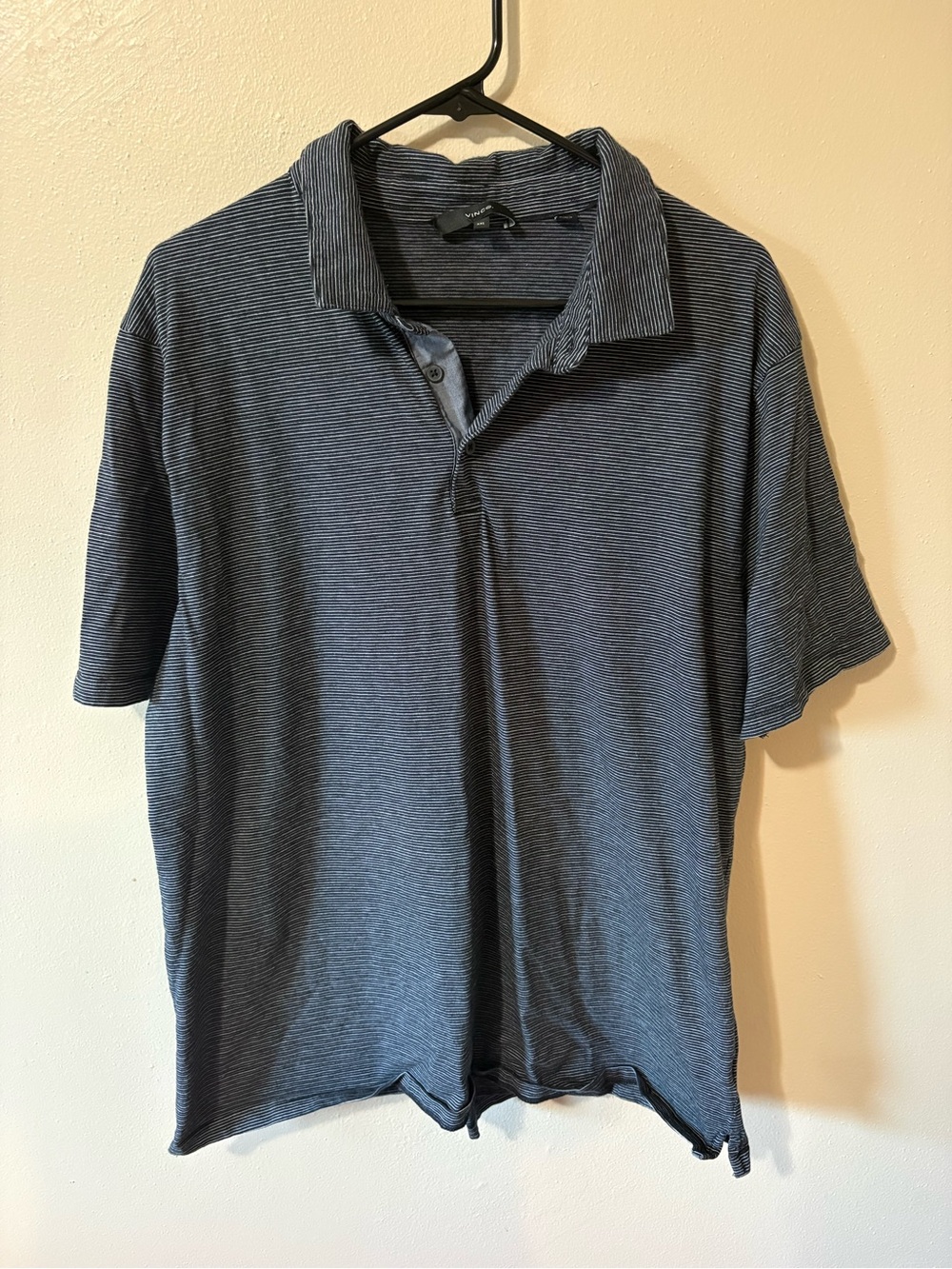 Vince Striped Polo Shirt Mens size XXl